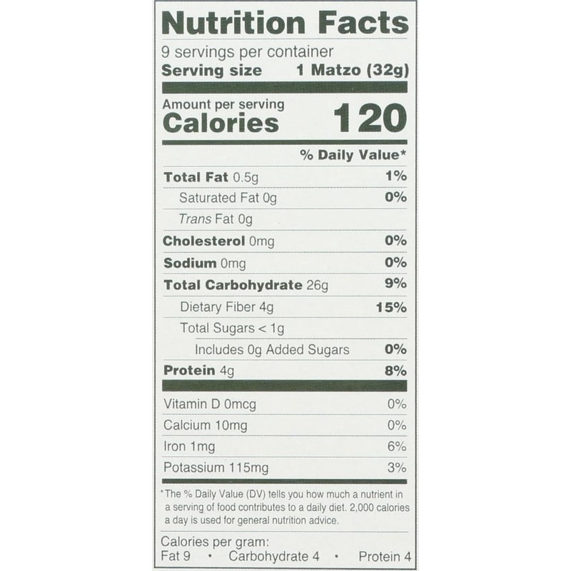 Manischewitz Passover Whole Wheat Matzo, 10 Ounce Boxes (Pack of