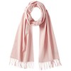 GANT Women's Solid Wool Scarf Fashion Scarf, light pink