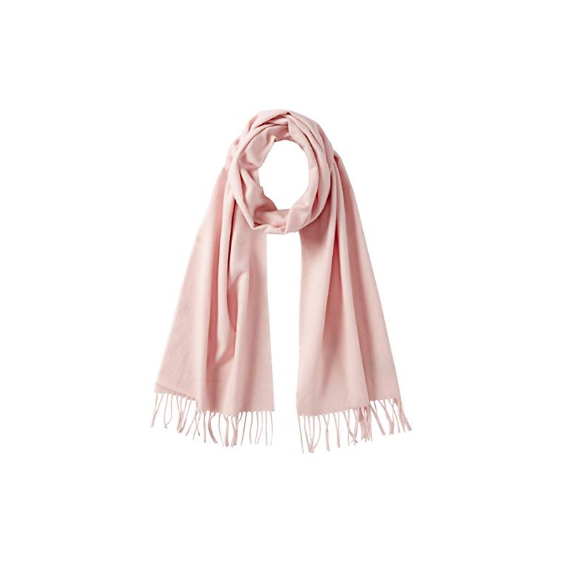 GANT Women's Solid Wool Scarf Fashion Scarf, light pink