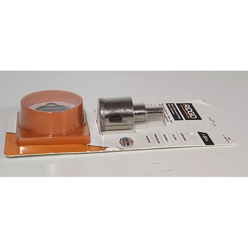 Ridgid 1-3/8" Inch Wet Diamond Hole Saw Kit Cordless Drill