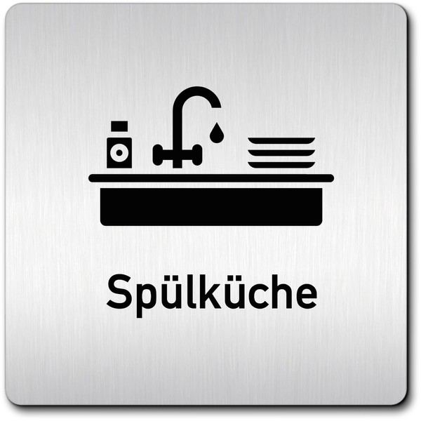 Türschilder24 XXL Schild - Türschild (B) • 125 x 125