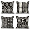 ASDCXZ Cushion Cover Boho 40x40 cm 4pcs Set, Boho Rule