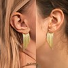 Dochais Dangly Tassel Earrings Gold Hypoallergenic Dangle Chain Women Boho