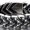 COOLSTEELANDBEYOND Gothic Retro Style Mens Large Stainless Steel Link Chain