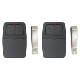 2Pack Universal Clicker 375LM 375UT KLIK1U Garage Gate Door Opener Remote Dip for Linear 10 Position 1976 Multi-Code by INGQI