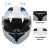 Motorcycle Full Face Helmet for Unisex-Adults DOT Approved Motorbike Street