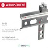 Gedotec Adjustable cupboard hanger, 200 kg, cabinet hanger, kitchen visible