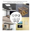 5Pcs Adjustable Picture Hanging Wire Kit Stainless Steel Heavy Duty
