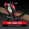 Coast CL40R 3900 Lumen Rechargeable Dual Power Rotating LED Aluminum