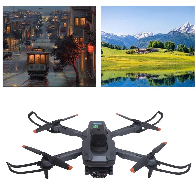 Obstacle Avoidance Drone Foldable HD Aerial Photography 4K Dual Lens