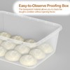 Asking 16 L Plastic Pizza Dough Proofing Box Container with
