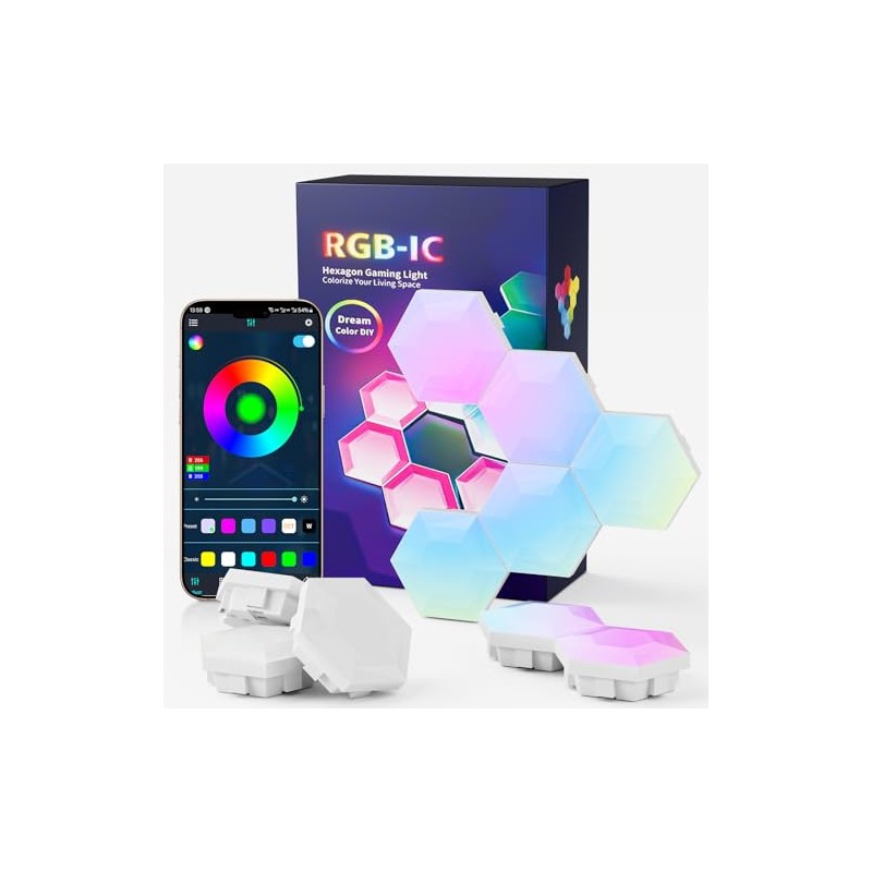 Aurevita Hexagon LED Panel RGBIC