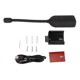 Dpofirs Mini Security Camera,1080P 360 Degree Panoramic Lens Indoor Camera, Two Way Intercom 2000mAh Indoor Camera for Toddler Garage Yard