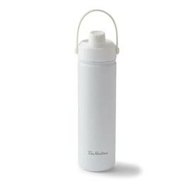 Tim Hortons 26oz Insulated Stainless Steel Water Bottle | Chug and Sip with Handle | White