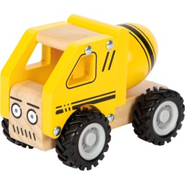 Small Foot betoniera, Veicolo Giocattolo per Bambini, in Legno 100% Certificato FSC, dai 18 Mesi, 12286
