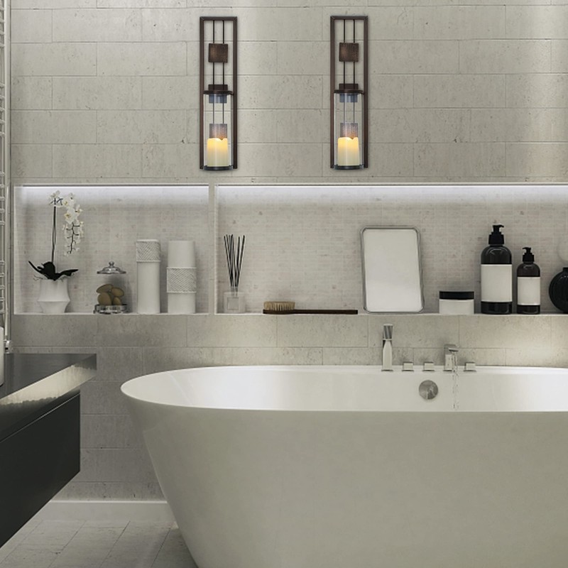 Shelving Solution Shelving Solution Wall Sconce Candle Holder Metal Wall
