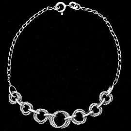 DESIRE GEM Italian Design Sterling Silver Bracalet 925 Sterling Silver Jewelry 6106