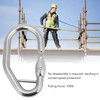 Stainless Steel Heavy Duty Carabiner Clip Climbing Safety Buckle for