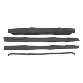 xipoqix 4PCS 5FT Truck Bed Rail Cap Compatible with 2024 2025 Toyota Tacoma Truck Side Tailgate Rail Protectors Cover Replacement for 2024 2025 Toyota Tacoma Accessories