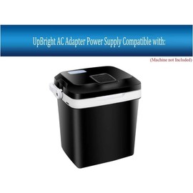 UpBright AC in Power Cord Outlet Socket Plug Cable Lead Compatible with ZENY Mini Fridge Electric Cooler and Warmer Car 12V DC Refrigerator Automatic Locking Handle 28 Quart Car Fridge Travel Camping