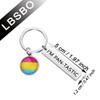 Pansexual Jewelry Pansexual Pride Gift I'm Pantastic Keychain Pensexual Flag