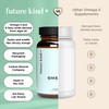 Future Kind Vegan Omega 3 Supplement - Glass Bottle, Carrageenan-Free