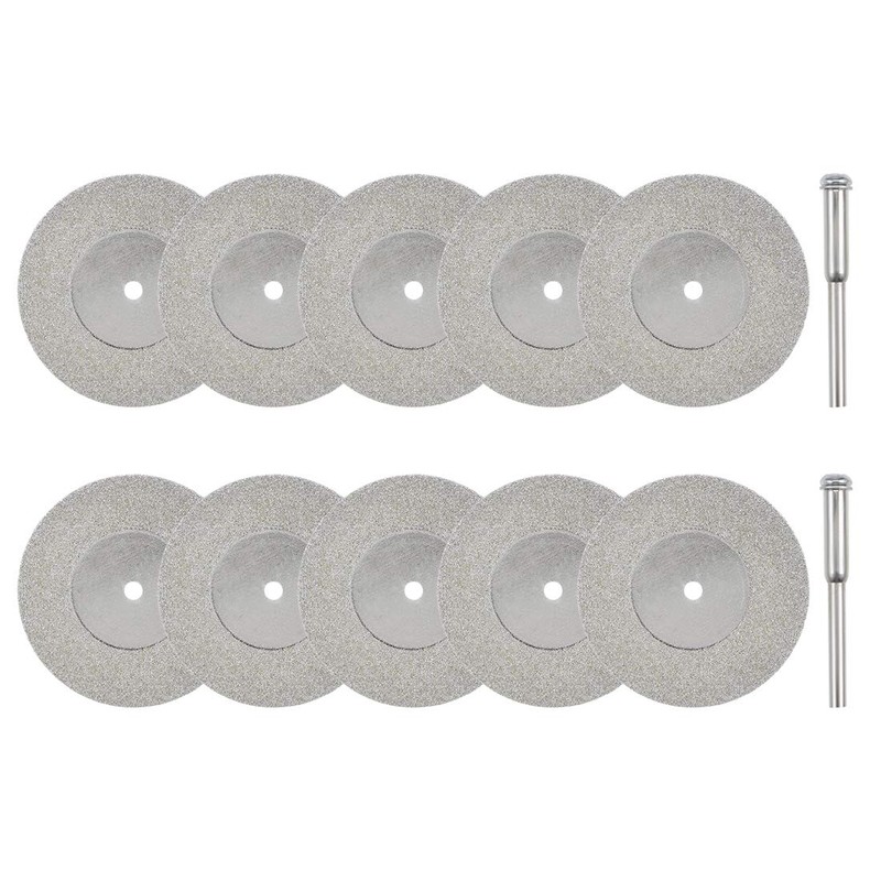 sourcing map 10 Pcs 40mm Diamond Cutting Wheels Cut Off