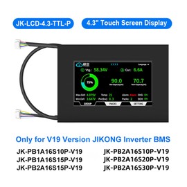 4.3 Inch LCD Display for JK-PB Inverter BMS V19 (LCD-4.3-TTL-P)