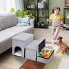 Dog Stairs for Small Dogs, Foldable Dog Steps for Couch