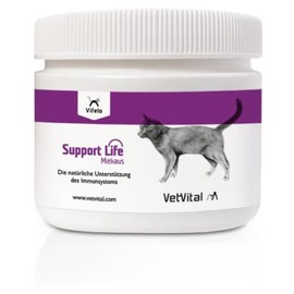 VetVital Vifelo Support Life Miekaus | 60 Tablets | Supplementary Feed for Cats | To Improve the Quality of Life of Older and Immunocompromised Cats | With Curcuma