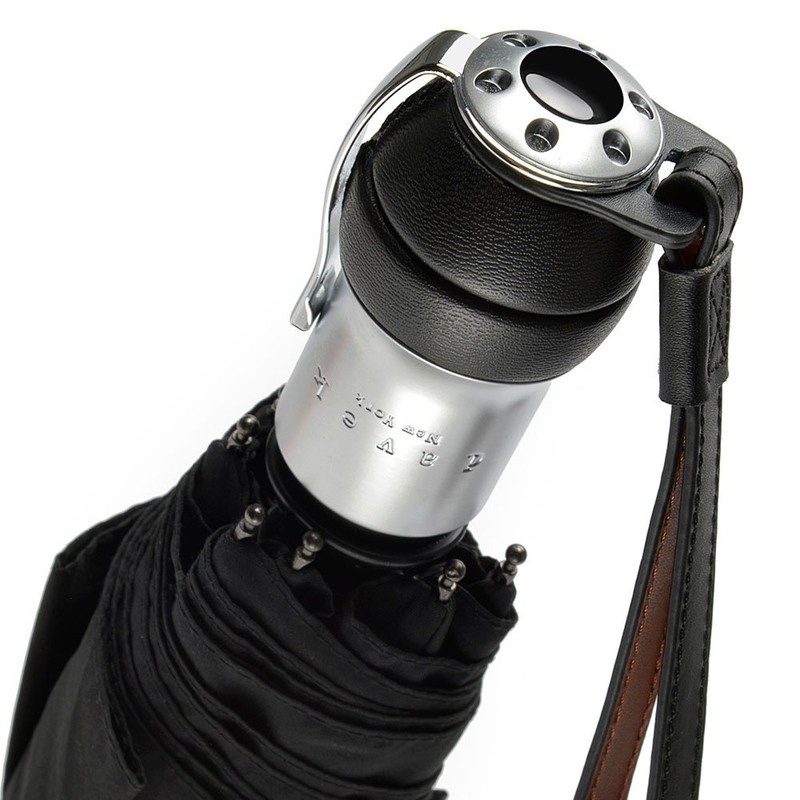 DAVEK SOLO UMBRELLA (Classic Black) - Quality Windproof Travel Umbrella