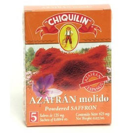 Pure Powdered Saffron Sachets, 5 Count (Pack of 2)