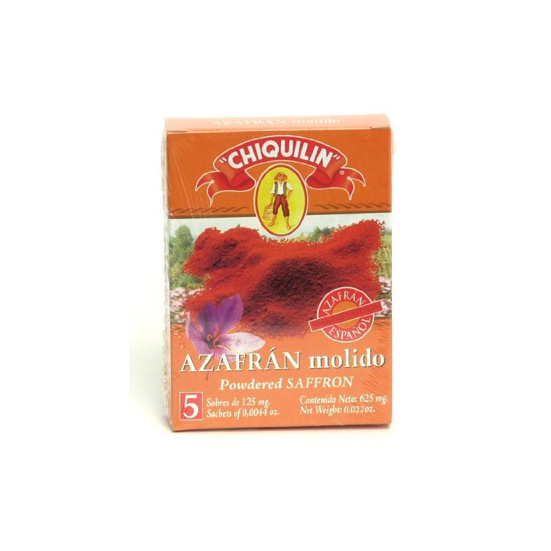 Pure Powdered Saffron Sachets, 5 Count (Pack of 2)