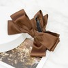 (4 types) Burnaby romantic ribbon banana pin light beige /