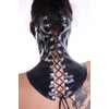 YourFetishWorld 1mm Thick Latex Neck Corset, black