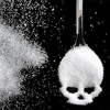 304 Stainless Steel Skull Sugar Spoon Dessert Tea Coffee Stirring