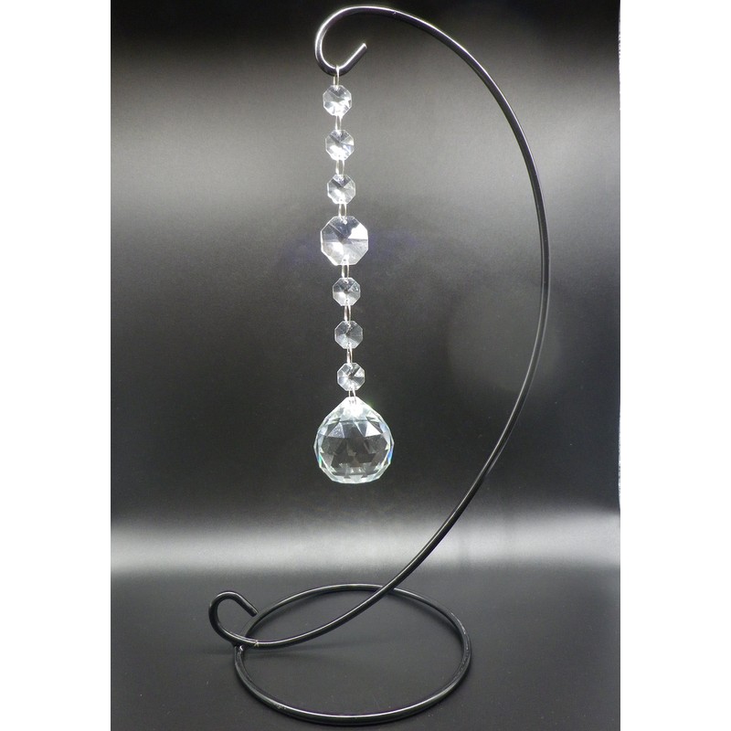 KKD General Purpose Display Stand, Pedestal, Interior, Suncatcher, Etc (Black,