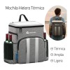 Mochila Hielera Térmica Aislada Portatil 27 Lt Frio Caliente