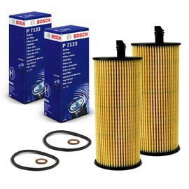 2 x Original Bosch F026407123 Oil Filter Compatible with 3 Series 2010-2019 1 Series 2010-2015 5 Series 2009-2017 M.i.n.i 2009-2016 X1 2010-2015 X3 2010-2015 17 A.u.u.1r.i.s X5 1.6L 2.0L 3.0L