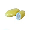 Dulcefina chocolate and Sweets, Italian Almond Confetti Yellow, Thin Shell