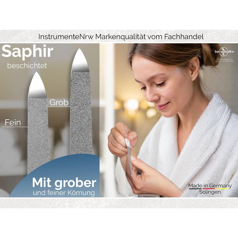 Nail File Set of Solingen Manicure Files Made in Germany