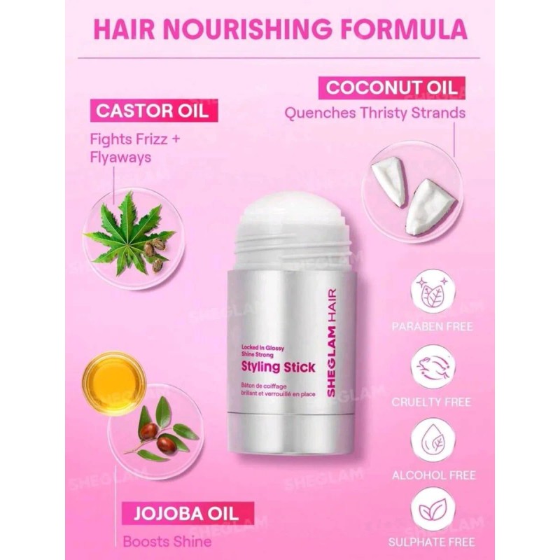 Barra De Cera Fijadora Para Cabello Sheglam Hair