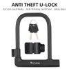 WEST BIKING Bike Lock U-Lock Heavy Duty Bicycle Motorcycle Anti-Theft