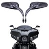 DREAMIZER Motorcycle Rear View Mirrors Handlebar Side Mirrors for Street