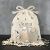 East of India Hand Made Wooden Jesus Bag Set Mary