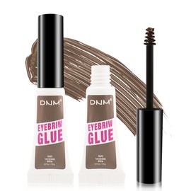 Tinted Eyebrow Gel, 2Pcs Taupe Waterproof Long-Lasting Brow Gel, Transfer-Proof Thickening Extreme Hold Eyebrow Glue, Without Residue, Shapes and Sculpts Brows, Natural Eyebrow Makeup for Women-02