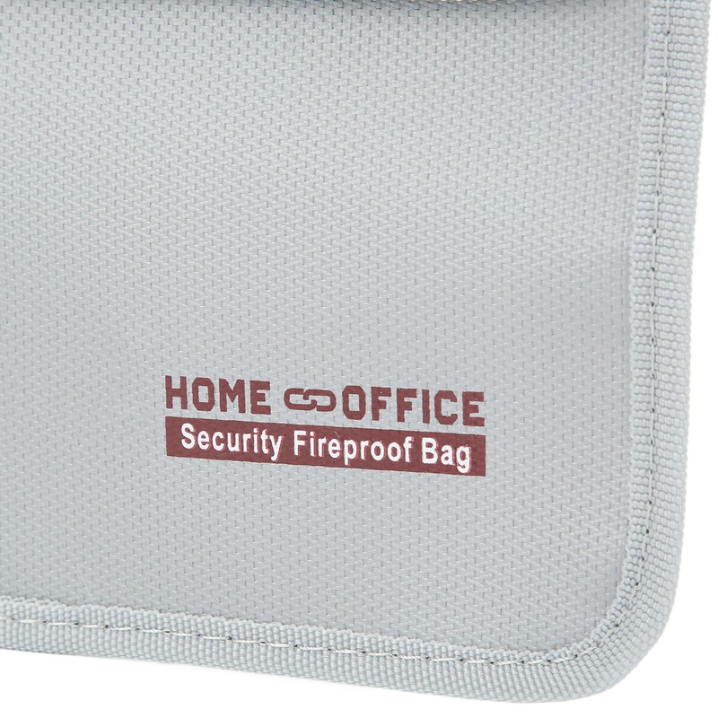 Fireproof Document Bag Waterproof and Fireproof Money Bag with Dual