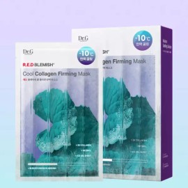 Dr. Jihye 닥터지 레드 블레미쉬 쿨 콜라겐 탄력 마스크 30gx10매 Dr. Jart+ Red Blemish Cool Collagen Elastic Mask 30gx10 sheets [Cool Collagen Elastic Mask 30g 10 sheets]
