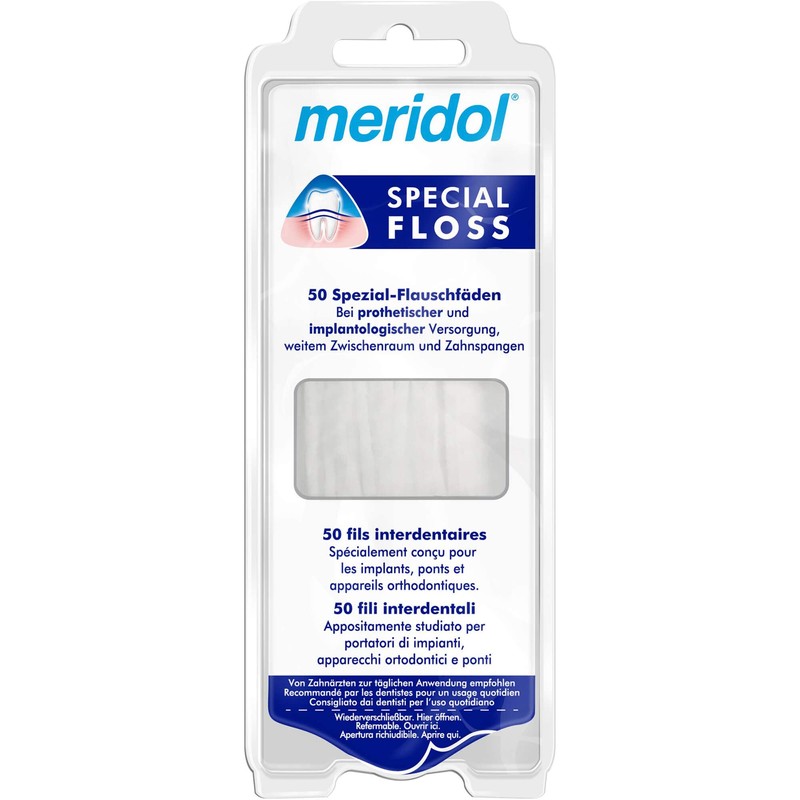 Meridol Special – Floss – Fleece Threads (Pack of 50)