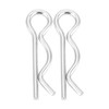 Akozon R Clips Splint Securing Pin Mounting Clip Bright Galvanised